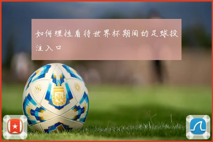 如何理性看待世界杯期间的足球投注入口
